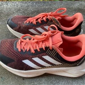Adidas Terrex Women's trail running shoe, black and coral
